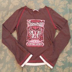 Vintage Style Fresh Wear Top with Silver Stud Accents